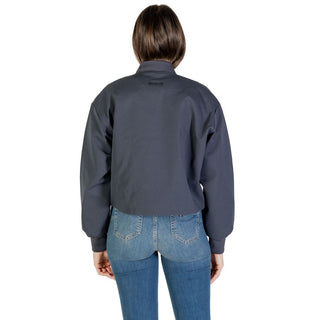 Bomber gris de poliéster reciclado