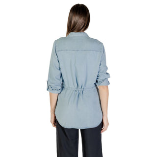 Blusa azul claro de Tencel