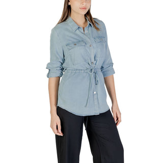 Blusa azul claro de Tencel