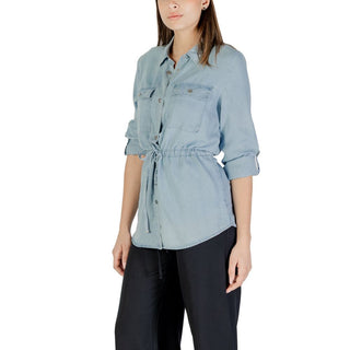 Blusa azul claro de Tencel