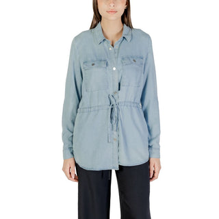 Blusa azul claro de Tencel