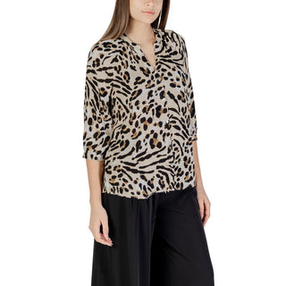Beige Viskosebluse