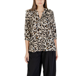 Beige Viskosebluse