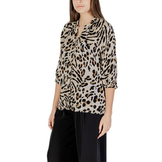 Beige Viskosebluse