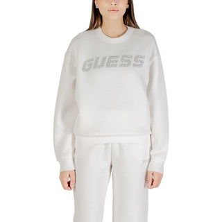 Cremefarbenes Viskose-Sweatshirt