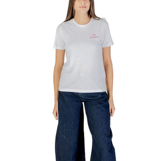 Rosa Baumwoll-T-Shirt