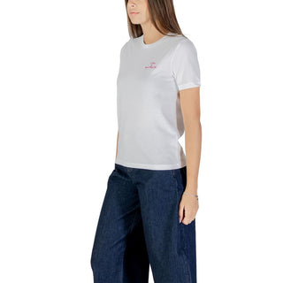 Rosa Baumwoll-T-Shirt