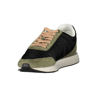 Zapatilla para mujer de poliéster negro