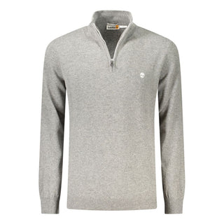 Suéter de lana gris para hombre