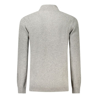 Suéter de lana gris para hombre