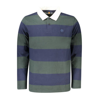 Polo verde de algodón para hombre