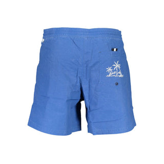 Blaues Polyester Herren Badehose