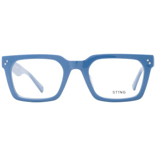 Brille aus blauem Azetat und Kunststoff (Gestell)