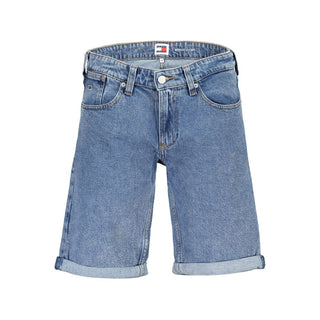 Kurze Herrenhose aus Bio-Baumwolle, blau