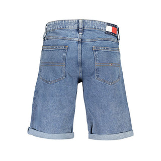 Kurze Herrenhose aus Bio-Baumwolle, blau