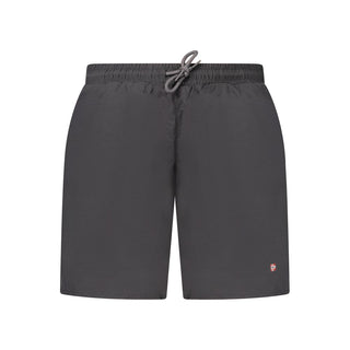 Nero Polyamid Herren-Badeshorts
