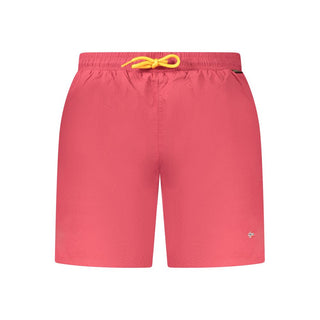 Roter Polyamid Herren Swim Boxer