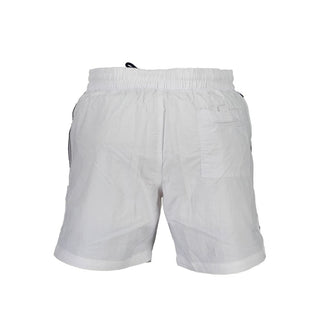 Bóxer de baño para hombre de poliamida blanca