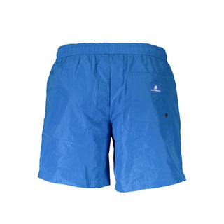 Bóxer de baño para hombre en poliéster azul claro