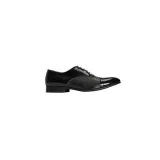 Black Leather Men Shoe