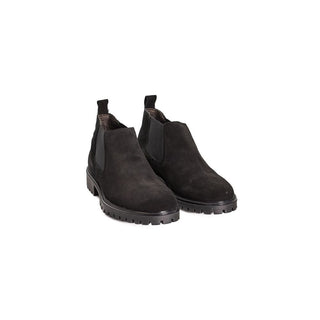 Bota de becerro negra para hombre