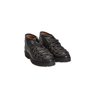 Bota de becerro negra para hombre
