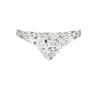 Bañador tipo slip de mujer de poliamida blanco