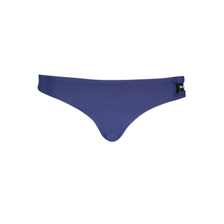 Blauer Polyamid Damen-Badeslip