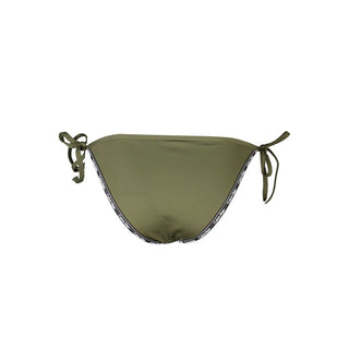 Bañador tipo slip de mujer de poliéster verde