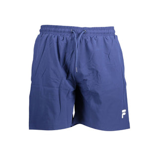 Blaues Polyester Herren Badehose