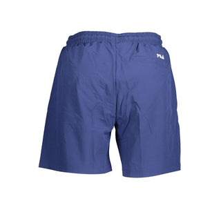 Blaues Polyester Herren Badehose