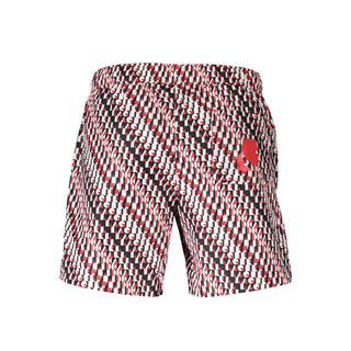 Schwarze Badeshorts für Herren aus Polyester