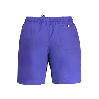 Blu Polyamid Herren Badeshorts