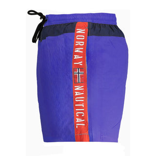 Blauer Polyester Badehose für Herren