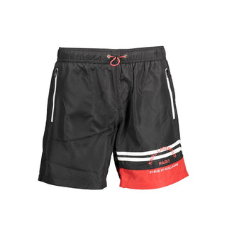 Boxer de Natación Negro de Poliéster para Hombre