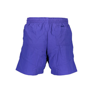Blauer Polyamid Herren Swim Boxer