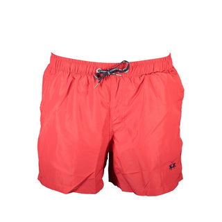Rote Badehose aus Polyester für Herren