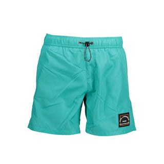 Bóxer de baño para hombre en poliéster verde