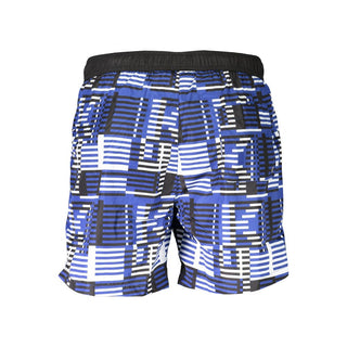 Blu Polyester Herren Badeshorts