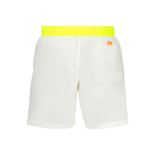 Bóxer de natación para hombre blanco de poliamida