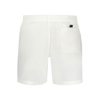 Weißer Polyamid Herren Swim Boxer