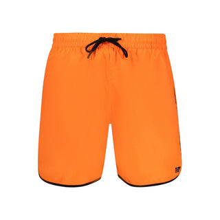 Bóxer de baño para hombre de poliamida naranja