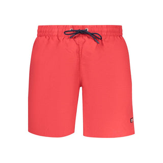 Rosso Poliammide Herren Badehose
