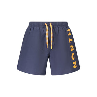 Blaue Herren-Badeshorts aus Nylon