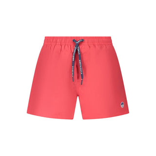 Bóxer de baño para hombre de nailon rojo
