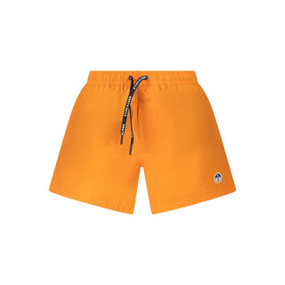 Bóxer de natación para hombre naranja de nailon