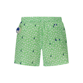 Verde Polyester Herren Badeshorts