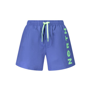 Blaue Herren-Badeshorts aus Nylon