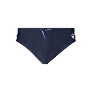 Badehose aus blauem Polyamid für Herren