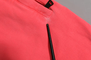 Neonrote Baumwoll-Jogger-Sweatpants für Herren